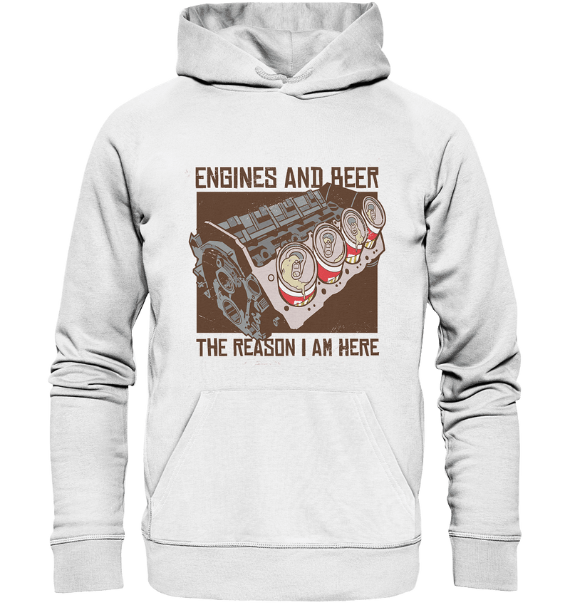 Engines and Bier - Organic Basic Hoodie - Objectzz