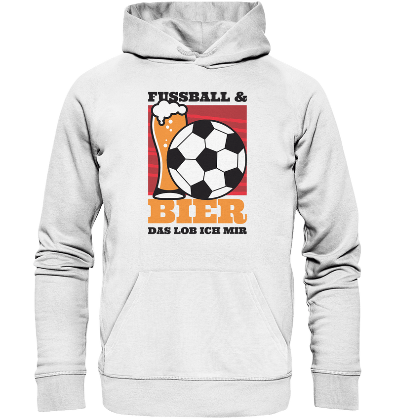 Fußball und Bier - Organic Basic Hoodie - Objectzz