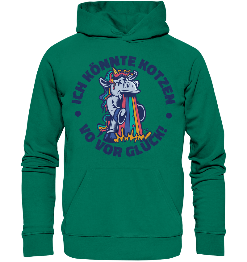 Einhorn Kotzen - Organic Hoodie - Objectzz