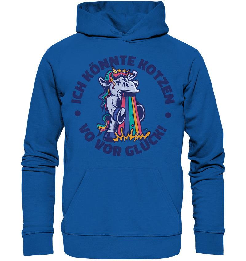 Einhorn Kotzen - Organic Hoodie - Objectzz