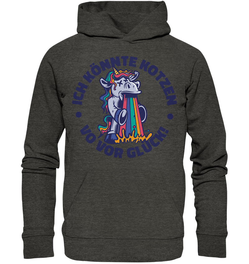 Einhorn Kotzen - Organic Hoodie - Objectzz