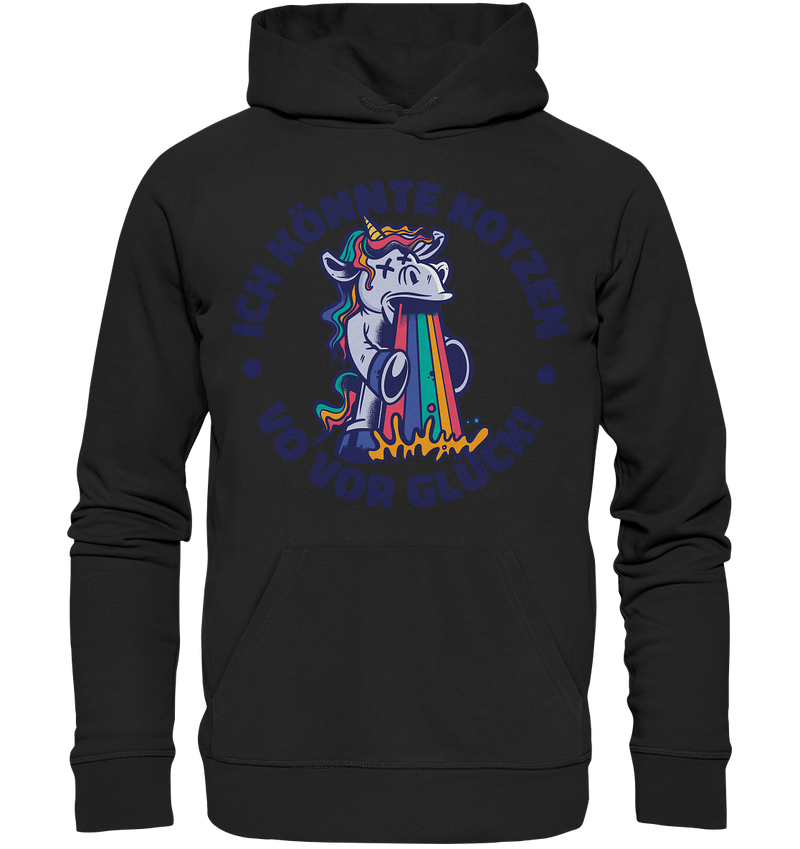 Einhorn Kotzen - Organic Hoodie - Objectzz