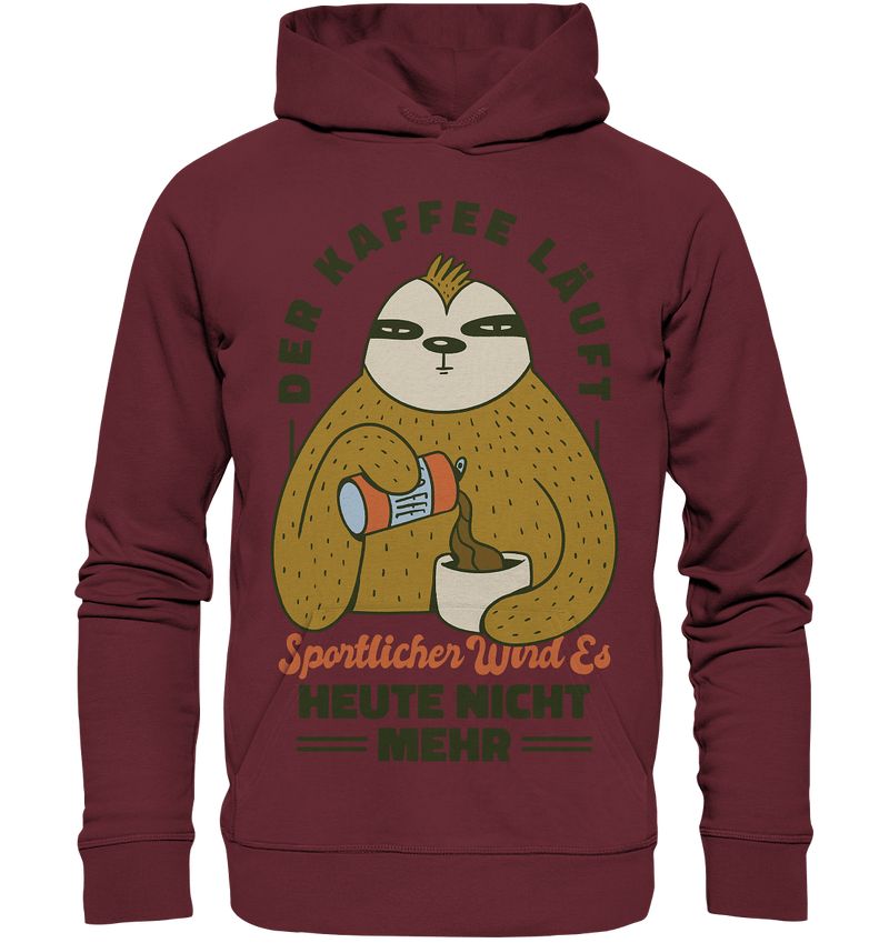 Kaffe läuft - Organic Hoodie - Objectzz