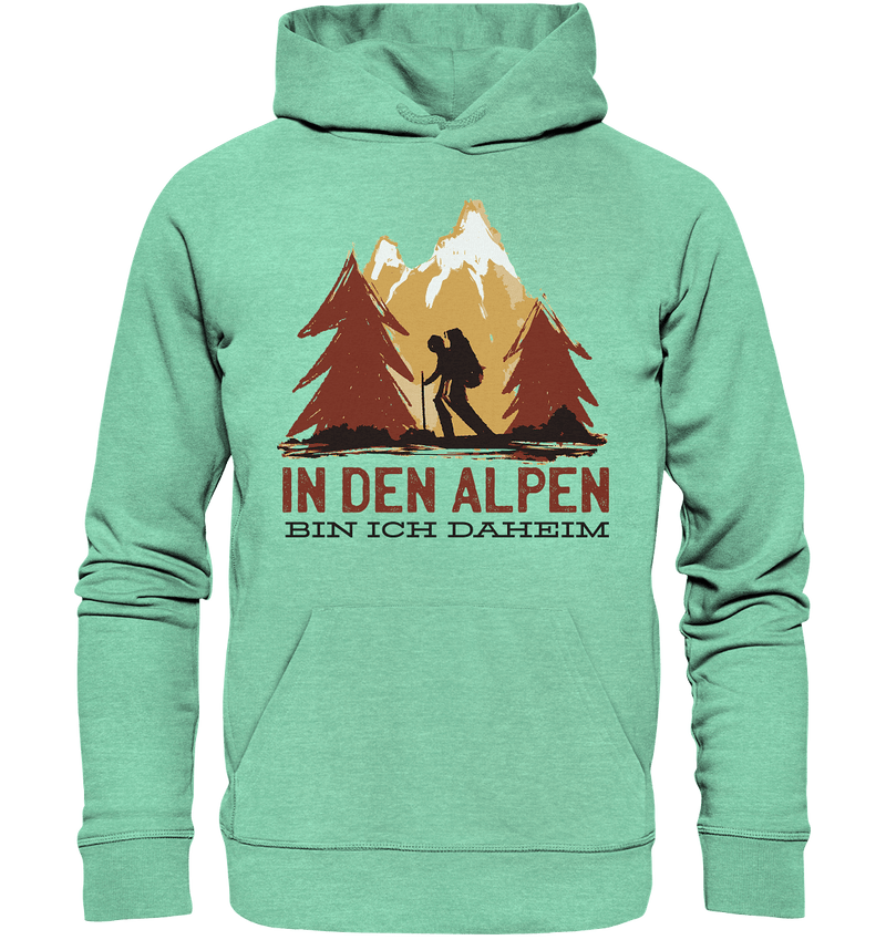 In den Alpen - Organic Hoodie - Objectzz