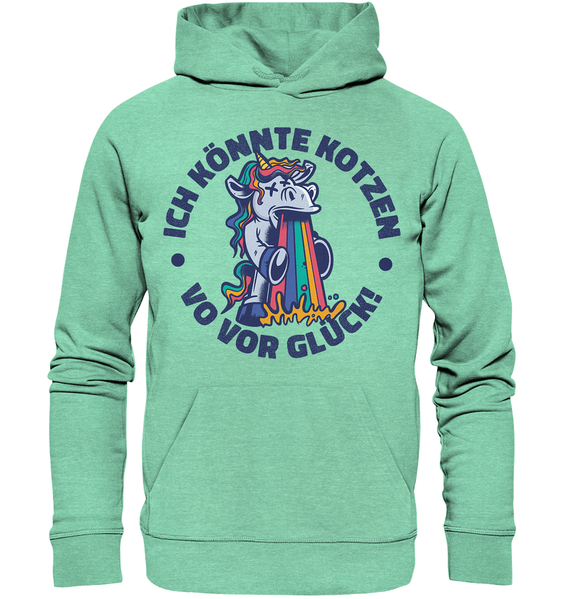 Einhorn Kotzen - Organic Hoodie - Objectzz