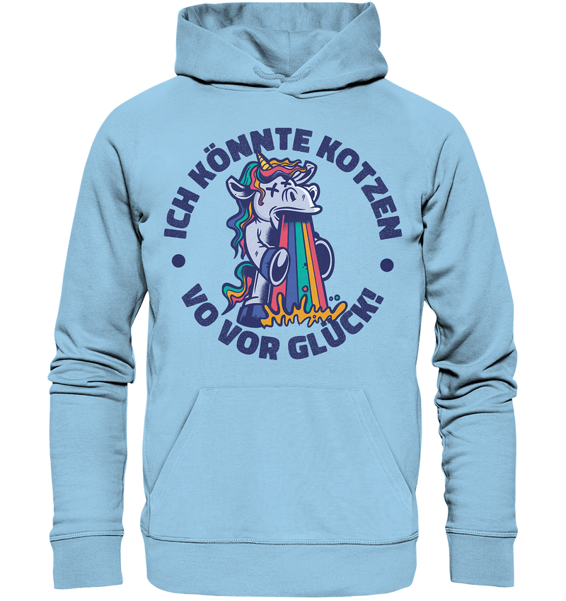 Einhorn Kotzen - Organic Hoodie - Objectzz