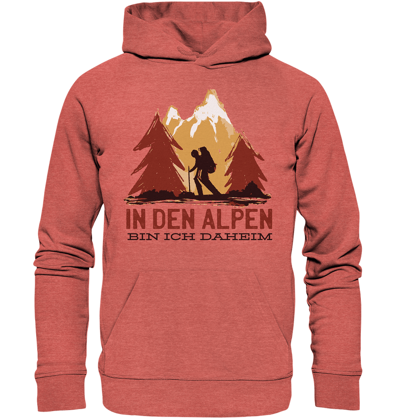 In den Alpen - Organic Hoodie - Objectzz