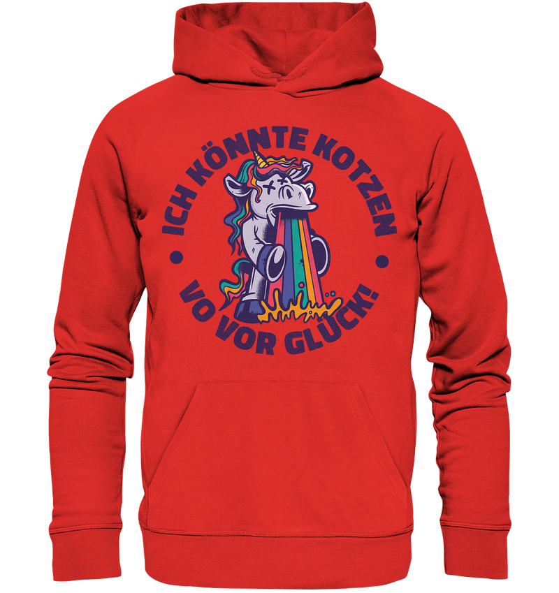 Einhorn Kotzen - Organic Hoodie - Objectzz