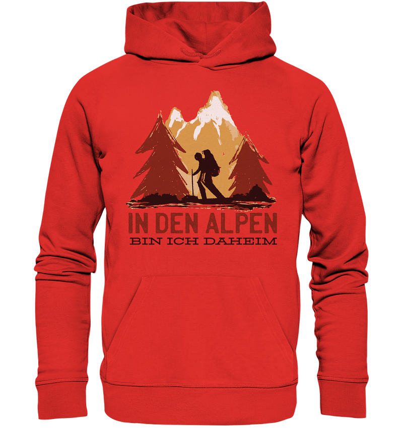 In den Alpen - Organic Hoodie - Objectzz