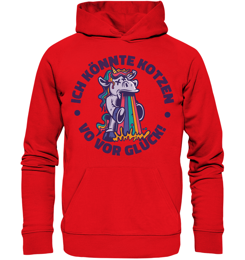 Einhorn Kotzen - Organic Hoodie - Objectzz