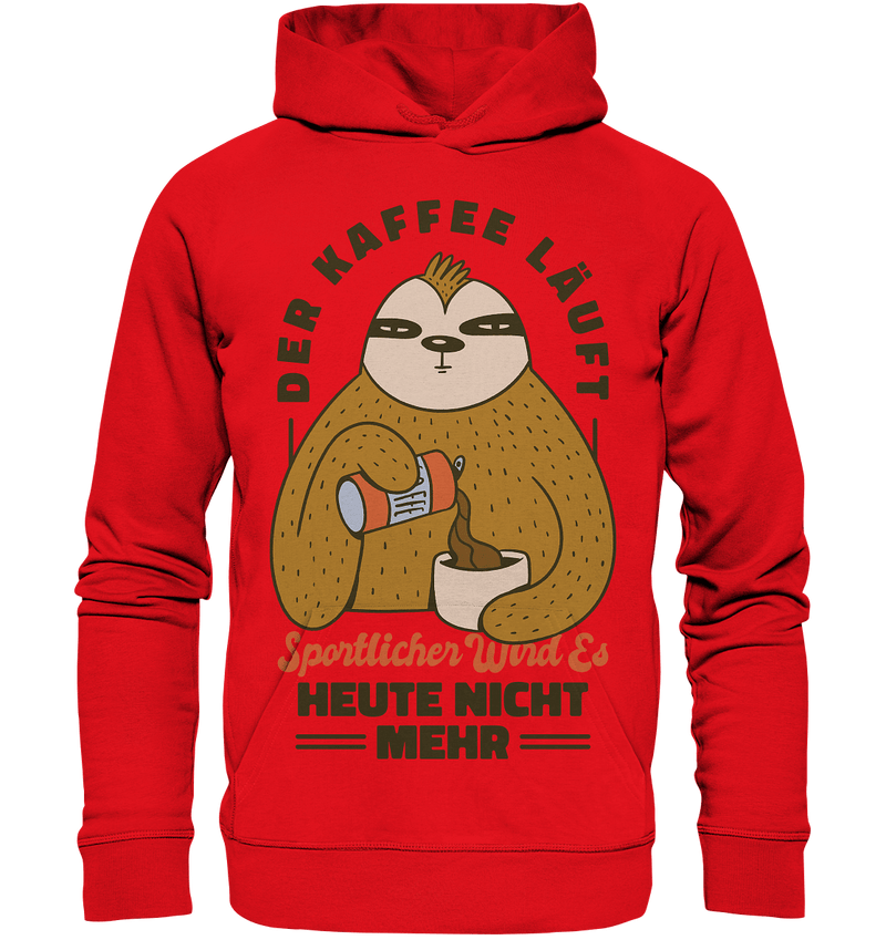 Kaffe läuft - Organic Hoodie - Objectzz