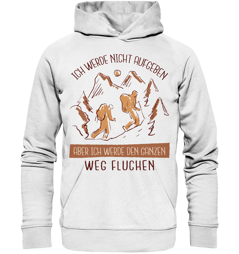 Wandern und Fluchen - Organic Hoodie - Objectzz