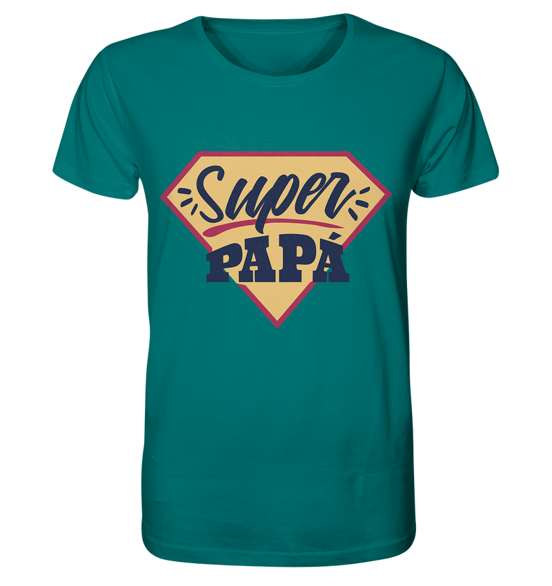 Super Papa - Organic Shirt, 100 % Bio-Baumwolle - Objectzz