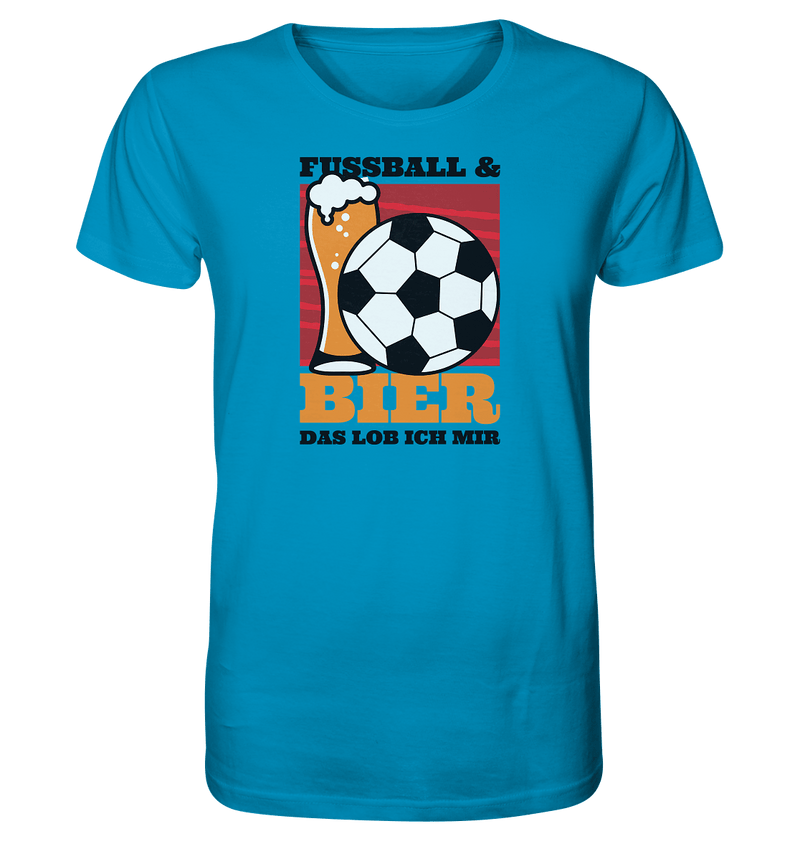 Fußball und Bier - Organic Shirt - Objectzz