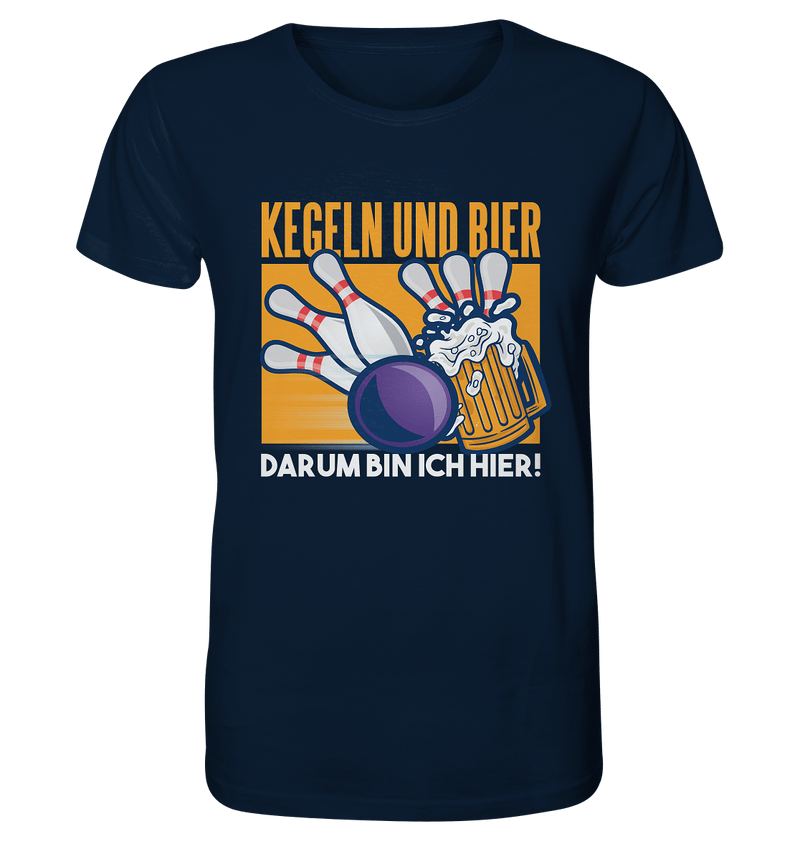 Kegeln und Bier - Organic Shirt - Objectzz