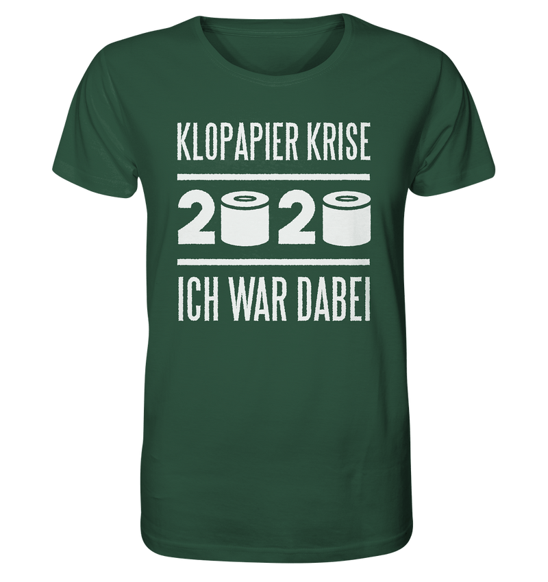 Klopapier 2020 - Organic Shirt, 100 % Bio-Baumwolle - Objectzz