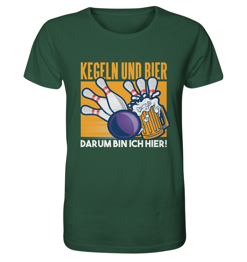 Kegeln und Bier - Organic Shirt - Objectzz