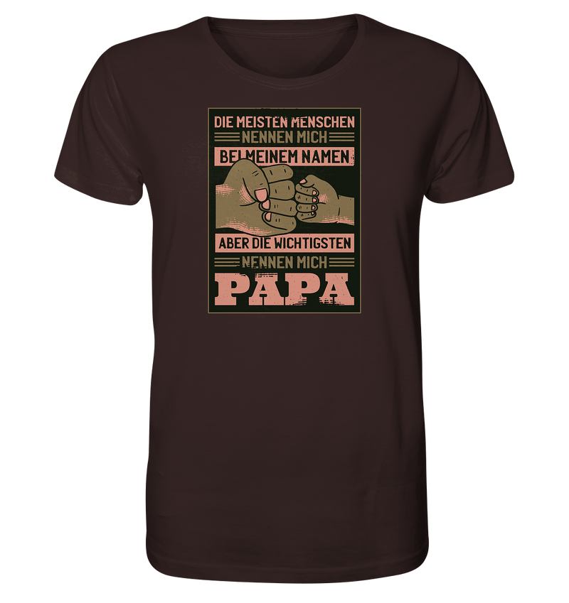 Papa - Organic Shirt, 100 % Bio-Baumwolle - Objectzz