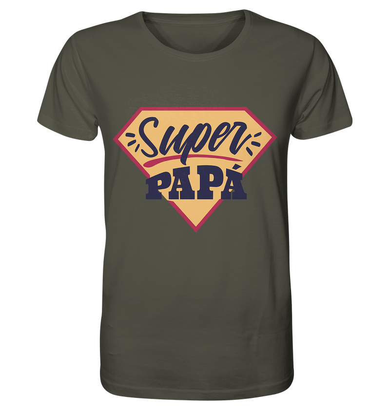 Super Papa - Organic Shirt, 100 % Bio-Baumwolle - Objectzz