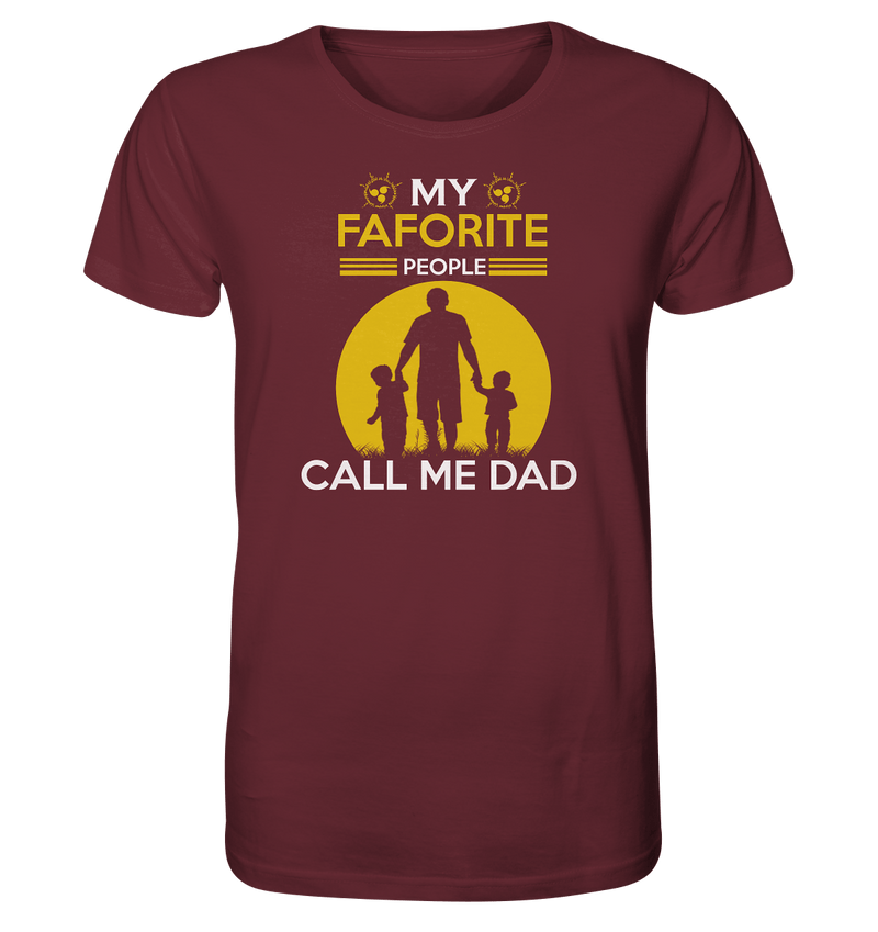 Call me Dad - Organic Shirt - Objectzz