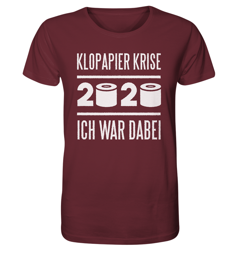 Klopapier 2020 - Organic Shirt - Objectzz