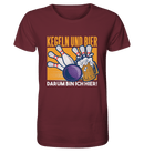 Kegeln und Bier - Organic Shirt - Objectzz