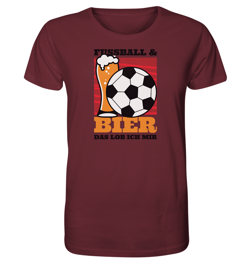 Fußball und Bier - Organic Shirt - Objectzz