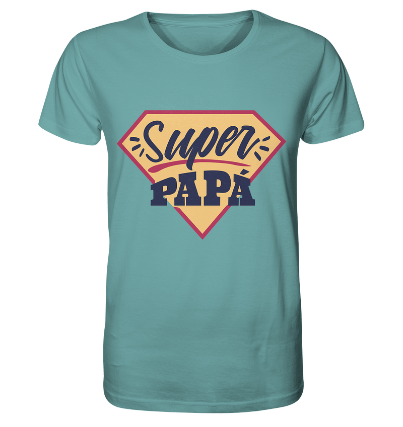 Super Papa - Organic Shirt, 100 % Bio-Baumwolle - Objectzz