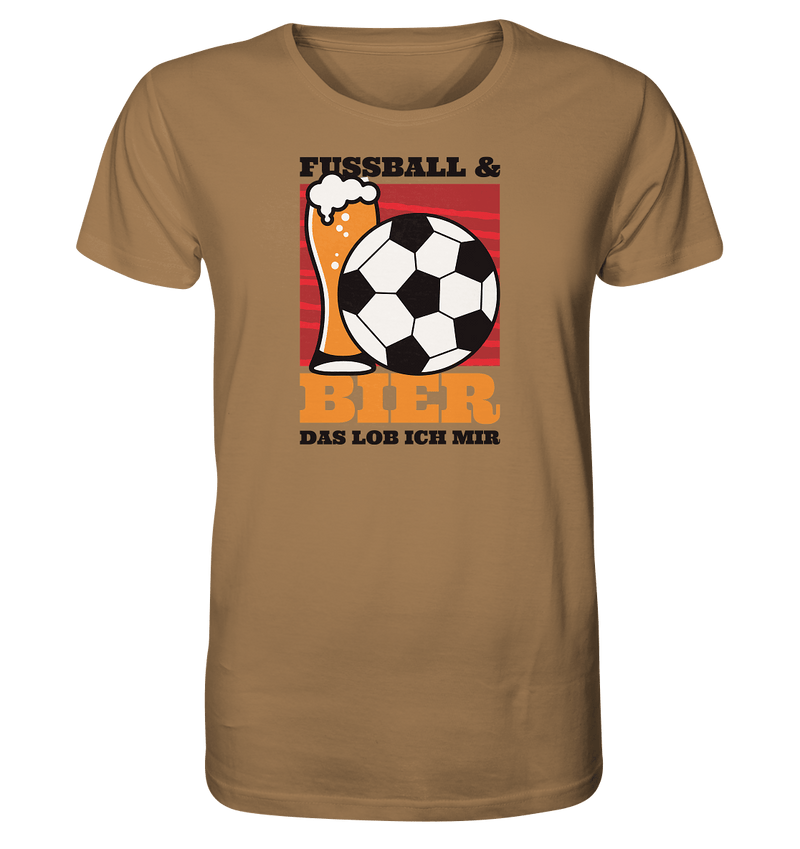 Fußball und Bier - Organic Shirt - Objectzz