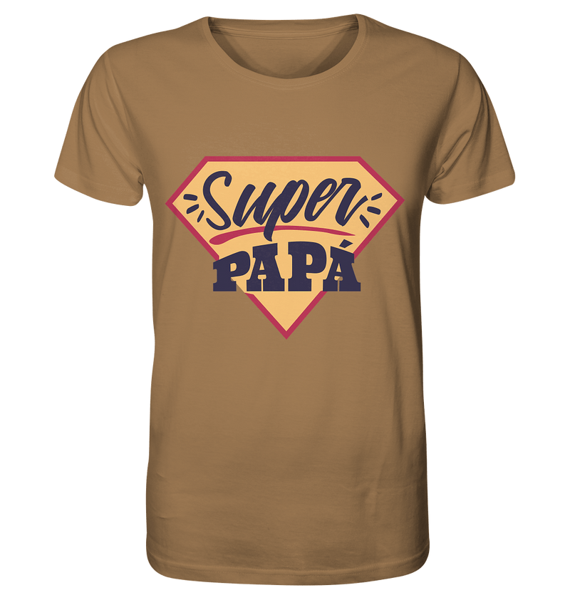 Super Papa - Organic Shirt, 100 % Bio-Baumwolle - Objectzz