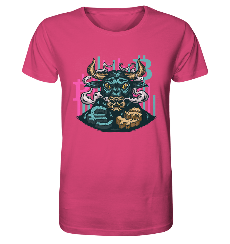 Bitcoin Bull - men's Organic Shirt - Objectzz