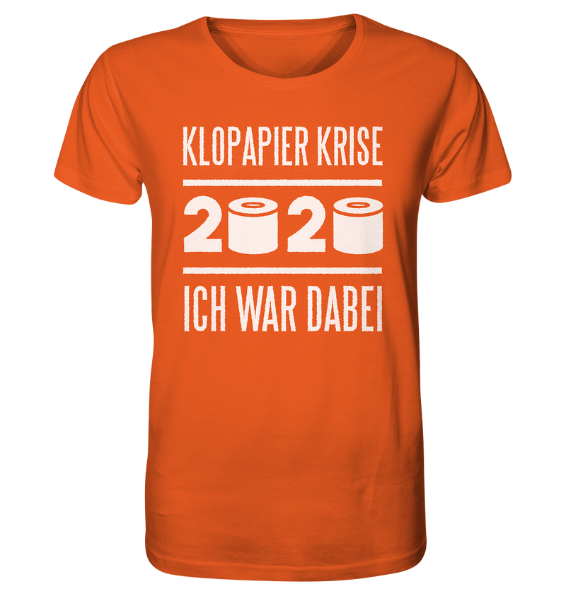 Klopapier 2020 - Organic Shirt - Objectzz