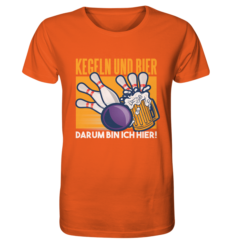 Kegeln und Bier - Organic Shirt - Objectzz