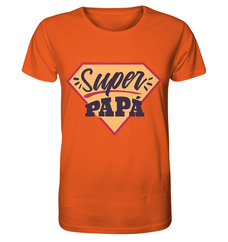 Super Papa - Organic Shirt, 100 % Bio-Baumwolle - Objectzz