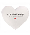 Kissen: Scheiß auf Valentinstag; verschiedene Sprüche - Objectzz