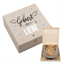 Hufeisen-Box "Zur Geburt alles Liebe"
