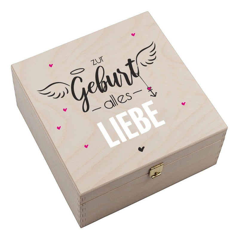 Hufeisen-Box "Zur Geburt alles Liebe"