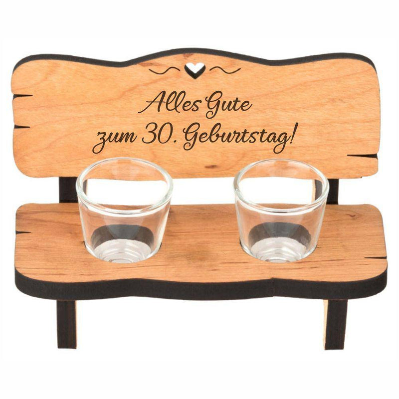 Schnapsbank: "Alles Gute zum Geburtstag", personalisiert mit Wunschzahl - Objectzz