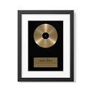 Wandbild: Goldene Schallplatte, personalisiert - Objectzz