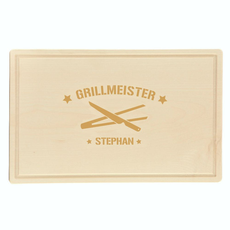 Schneidebrett "Grillmeister" - personalisiert