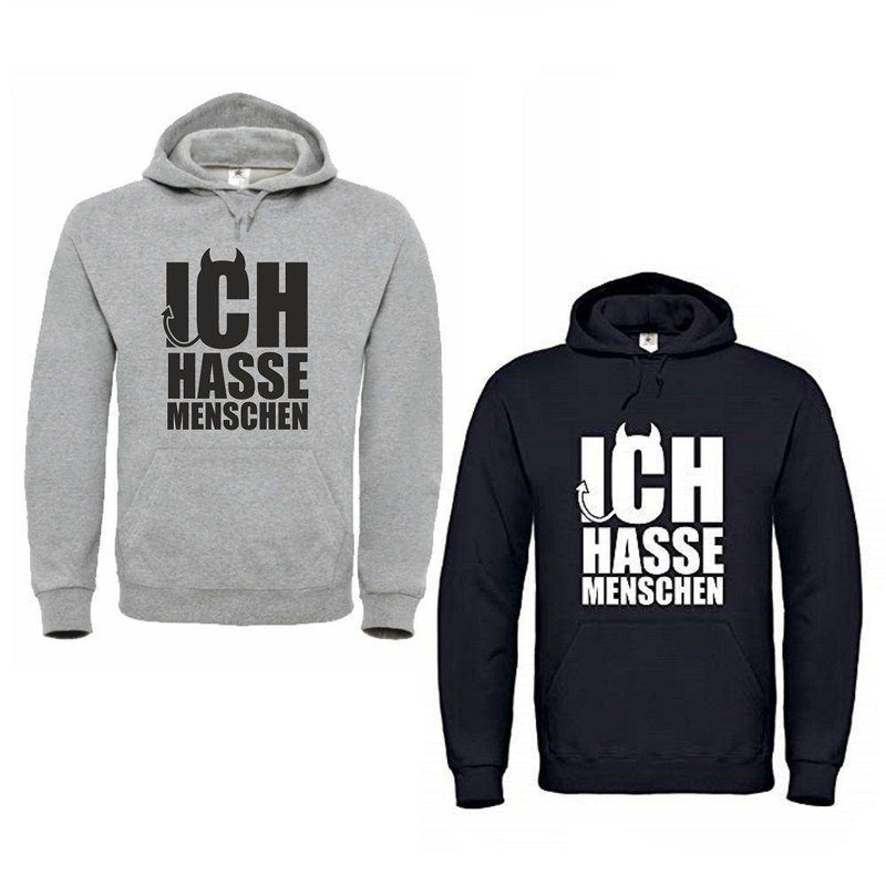 Hoodie: Ich hasse Menschen - Objectzz