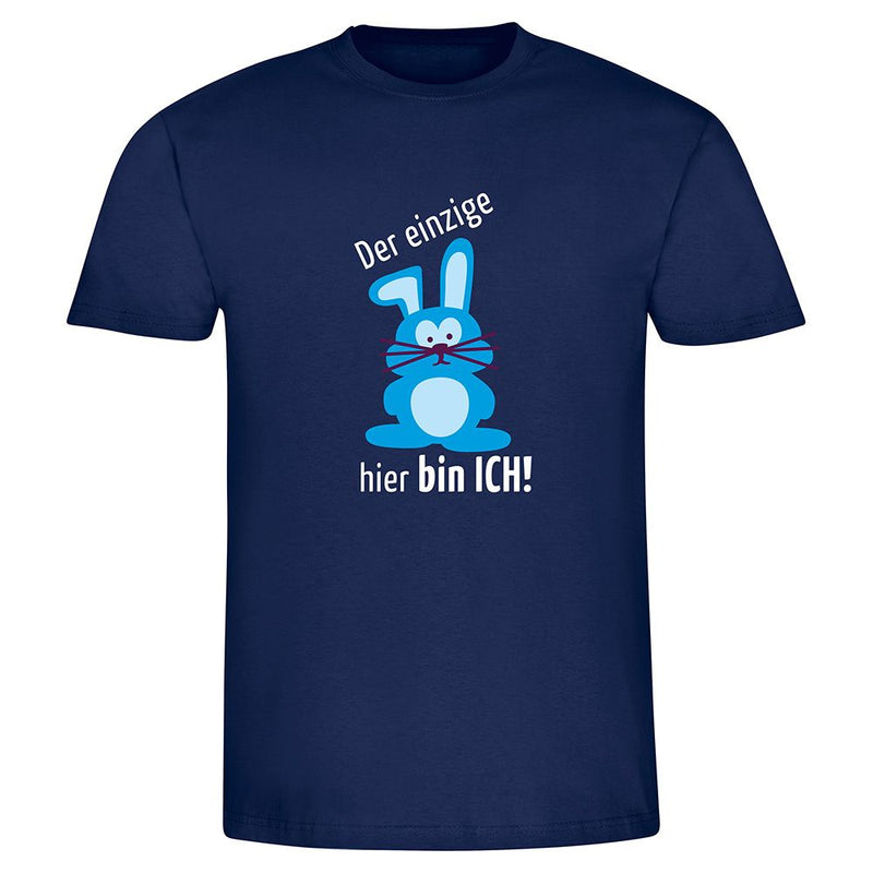 T-Shirt Herren: Der einzige Hase hier bin ich, 100 & Baumwolle - Objectzz