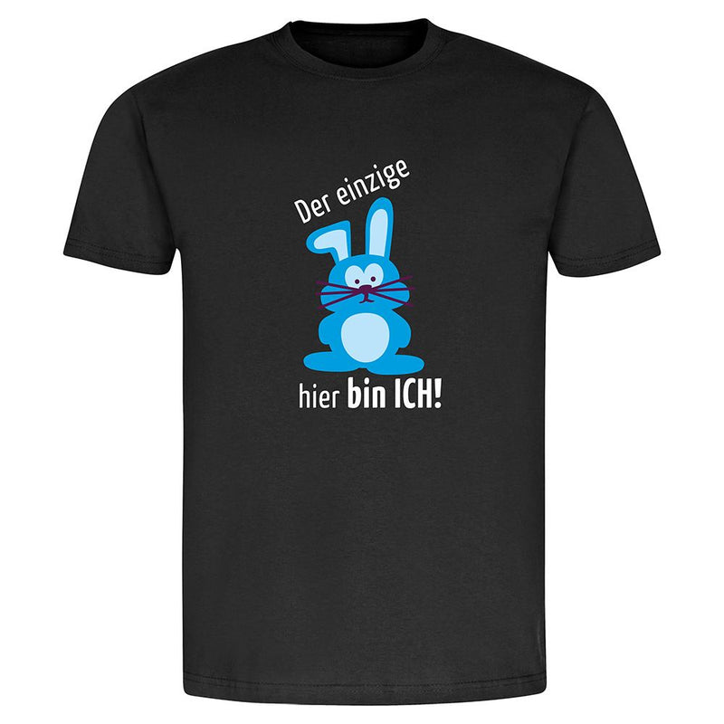 T-Shirt Herren: Der einzige Hase hier bin ich, 100 & Baumwolle - Objectzz