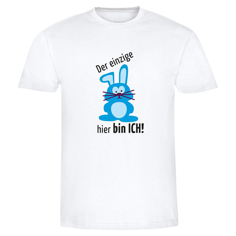 T-Shirt Herren: Der einzige Hase hier bin ich, 100 & Baumwolle - Objectzz