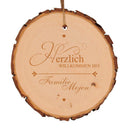 Baumkunst: Herzlich Willkommen, personalisiert - Objectzz