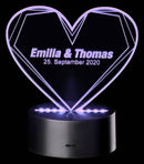 LED Motivlampe - 3D Leuchte mit Personalisierung - Objectzz