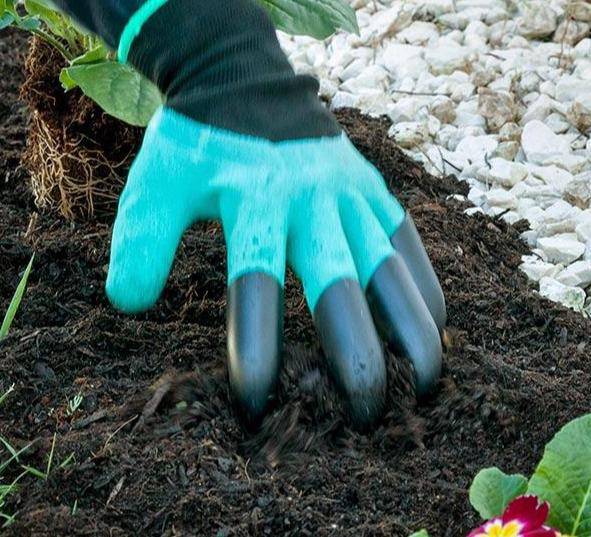 Gartenhandschuhe mit Krallen - Objectzz