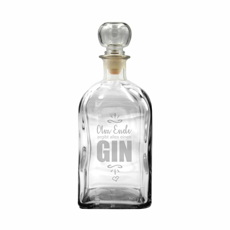 Karaffe "Am Ende ergibt alles einen GIN"
