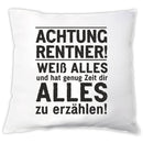 Kissen "Achtung Rentner!" - Objectzz