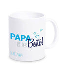 Tasse: Papa ist der Beste, personalisiert - Objectzz